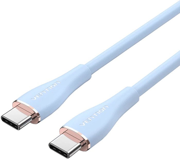 Кабель синхронизации данных Vention USB 2.0 Type-C M-M, 1.0 м 100W (20V/5A) (TAWSF) - Фото 1