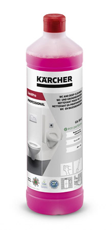 Средство для мытья в ванной комнате Karcher для очистки санитарных помещений SanitPro CA 10 C 1 л (6.295-677.0) - Фото 1