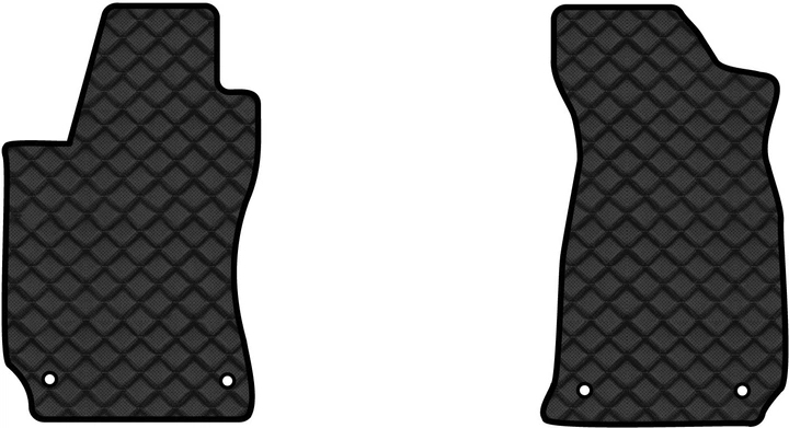 Килимки з екошкіри в салон авто передні EVAtech ECO для Passat (B5) Volkswagen 1996-2005 5 покоління Combi EU VW3989AG2AV4BBLB - Фото 1