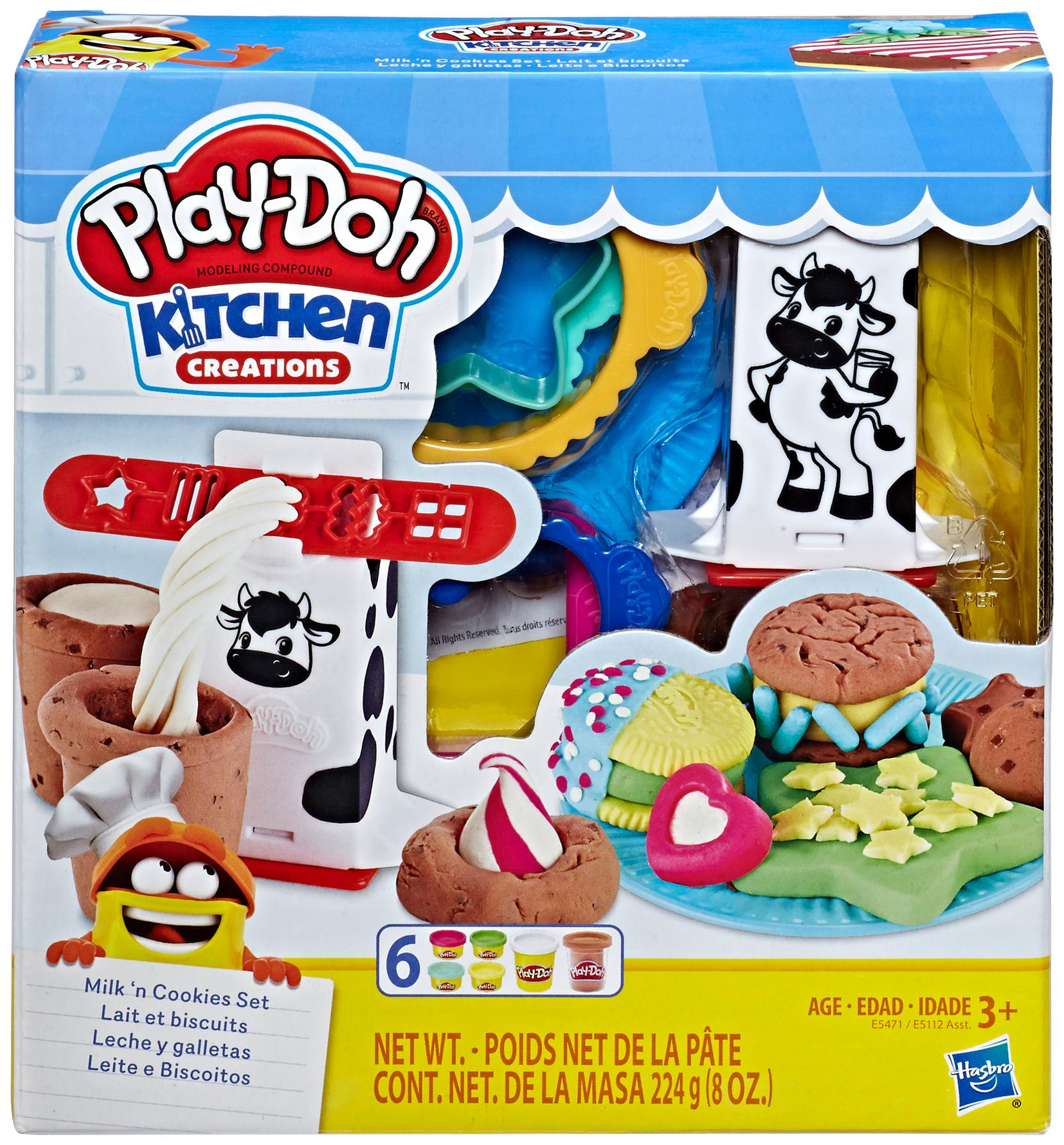 Набори для ліплення Play Doh Hasbro Play-Doh Забавні закуски (E5112_E5471) - Фото 1