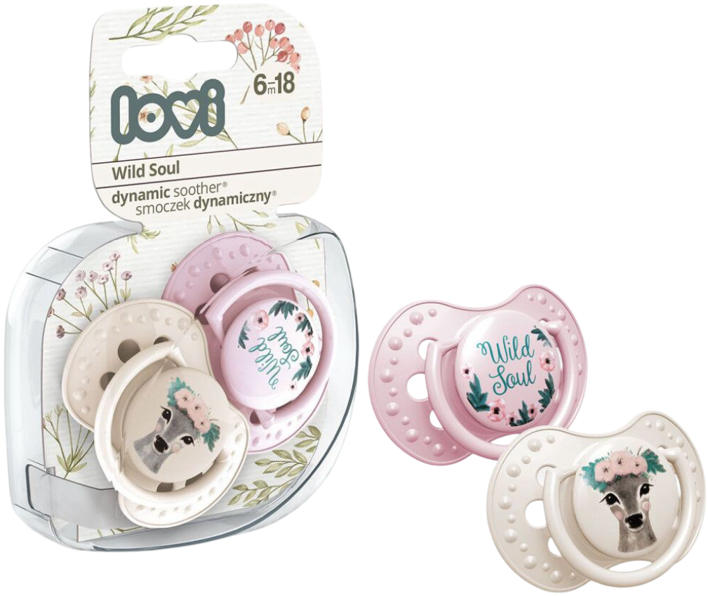 Динамическая пустышка Lovi 6-18 м-цев 2 шт. Wild Soul Girl (22/884girl) - Фото 1