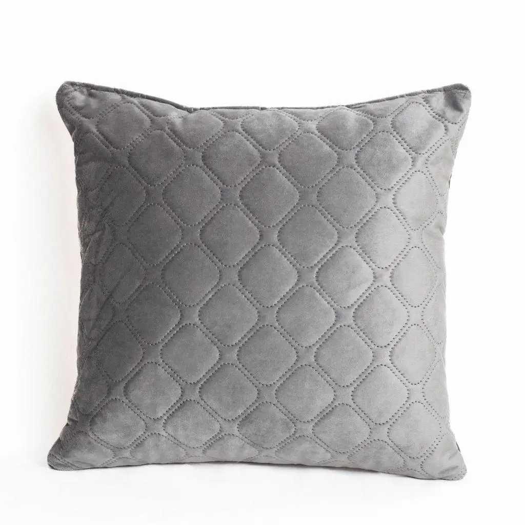 Подушка декоративна ТЕП VELURE 40х40 см Dark Grey NEW (3-00437_34059) - Фото 1