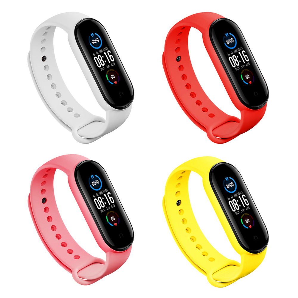 Ремешок для фитнес-браслета BeCover for Xiaomi Mi Smart Band 5 Girl комплект 4 шт. (705340) - Фото 1