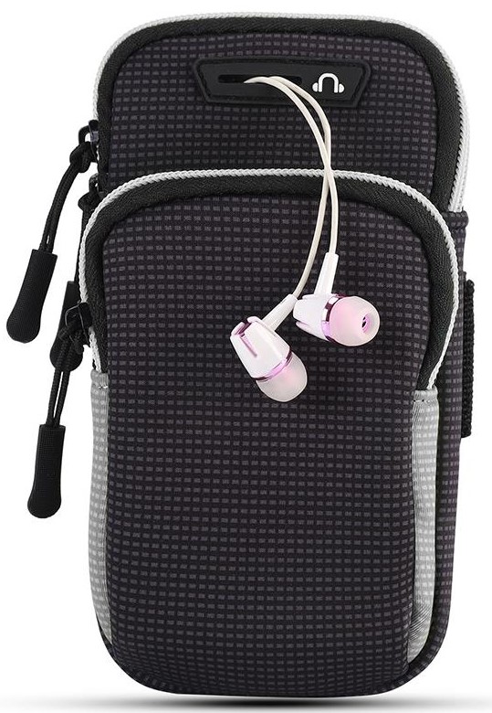 Чехол для смартфона BeCover BC0011 6.5'' Black/Gray (705344) + органайзер для наушников - Фото 1