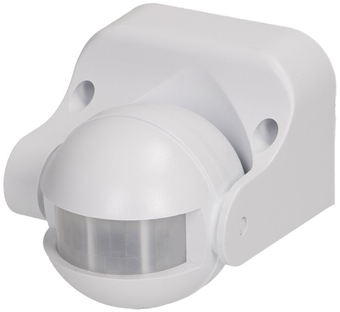 Купити Дротовий датчик руху Євросвітло SW-02 180° Білий (000057256) - Фото 1 Дротовий датчик руху Євросвітло SW-02 180° Білий (000057256) - Фото 1