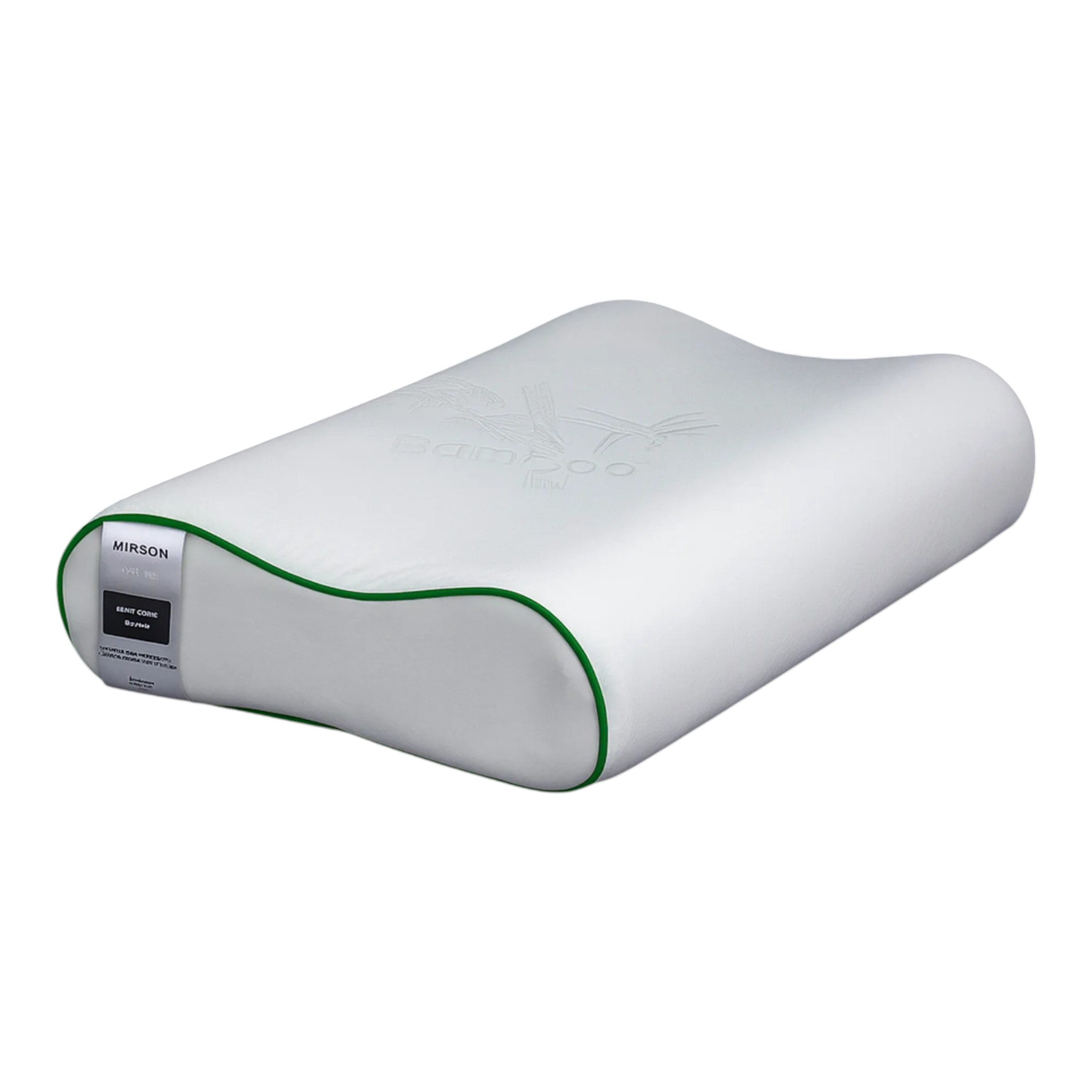 Подушка ортопедична MirSon №7056 Elite Green nature Julia 490х320х105 - Фото 1
