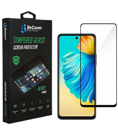 Защитное стекло для смартфона BeCover for Tecno Camon 18/Camon 18P/Spark 8 Pro Black (707326) - Фото 1