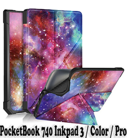 Чехол для электронной книги BeCover Ultra Slim Origami for PocketBook 740 Inkpad 3/Color/Pro Space (707458) - Фото 1