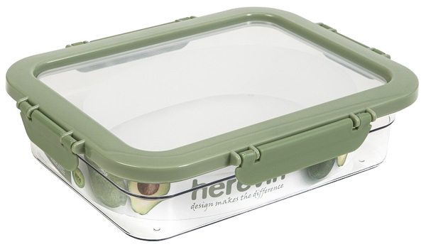 Ємність для зберігання Herevin Container-Green-Peach 1.3 л (161421-100) - Фото 1