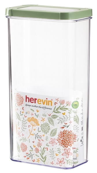 Ємність для зберігання Herevin Storage Canister-Green-Peach 3 л (161209-100) - Фото 1