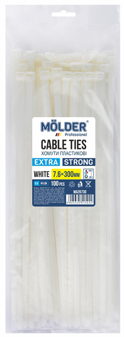 Набір хомутів Molder 7.6x300 (MA26730) - Фото 1