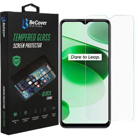 Защитное стекло для смартфона BeCover for Realme C35 Crystal Clear Glass 3D (708129) - Фото 1