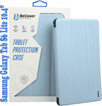 Чохол для планшета BeCover Soft Edge for Samsung Galaxy Tab S6 Lite 10.4 P610/P613/P615/P619 Light Blue (708354) - Фото 1