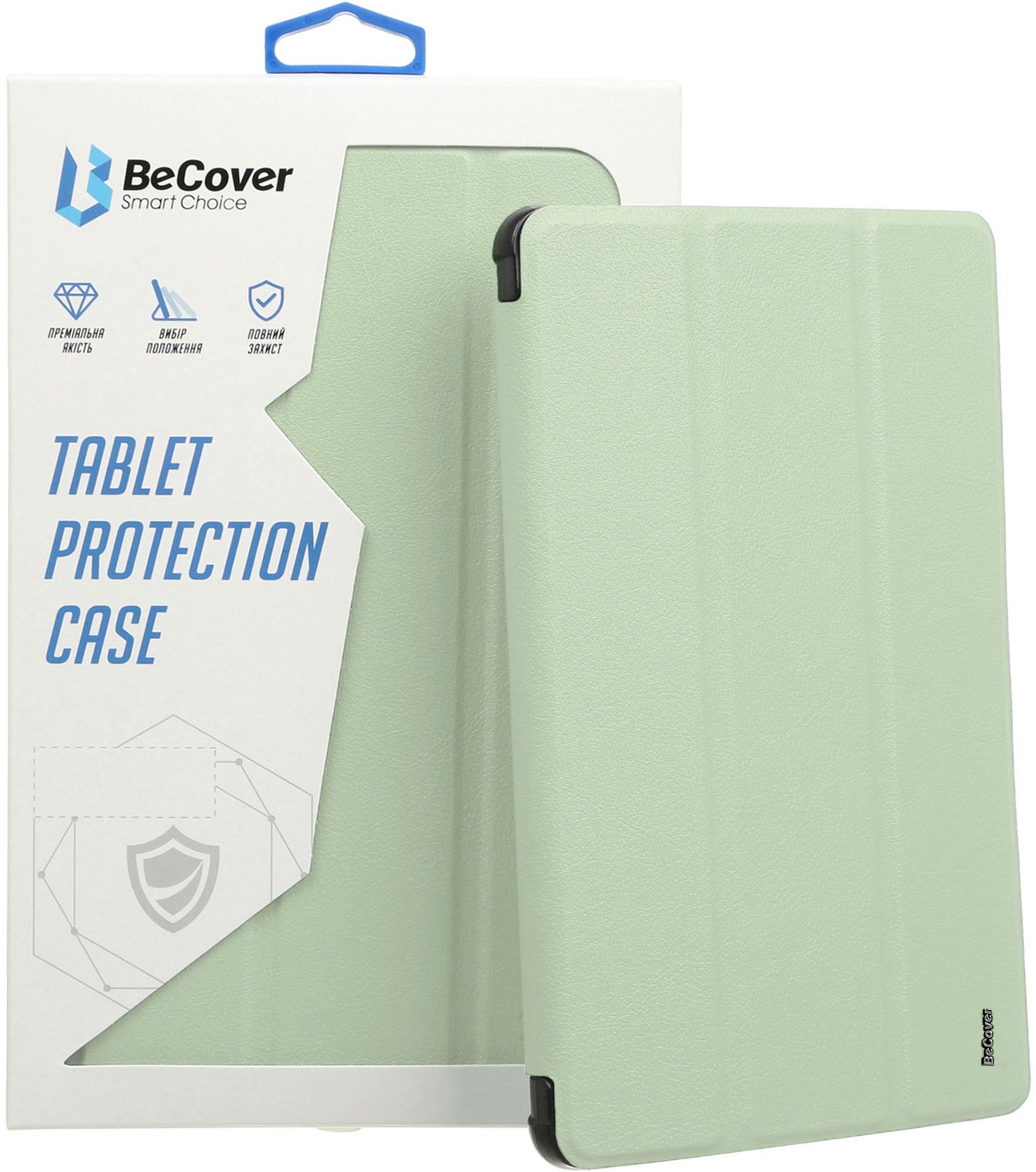 Чохол для планшета Becover TPU Edge с креплением Apple Pencil for Apple iPad 10.9" (2022/2024)/iPad (А16) 2025 11" Green (708483) - Фото 1