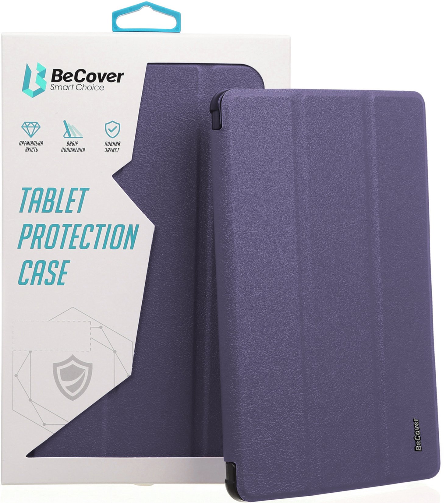 Чохол для планшета Becover TPU Edge с креплением Apple Pencil for Apple iPad 10.9" (2022/2024)/iPad (А16) 2025 11" Purple (708487) - Фото 1