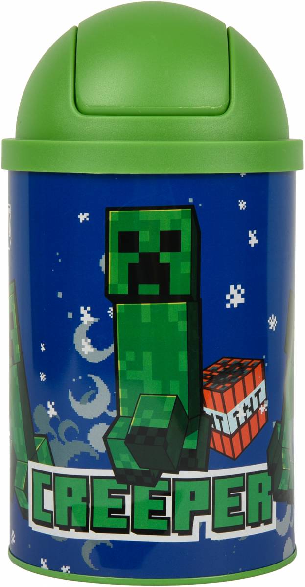 Настільний контейнер для сміття YES Minecraft Creeper 10х18 см (708569) - Фото 1