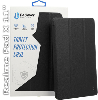 Чехол для планшета BeCover Smart Case for Realme Pad X 11" Black (709603) - Фото 1