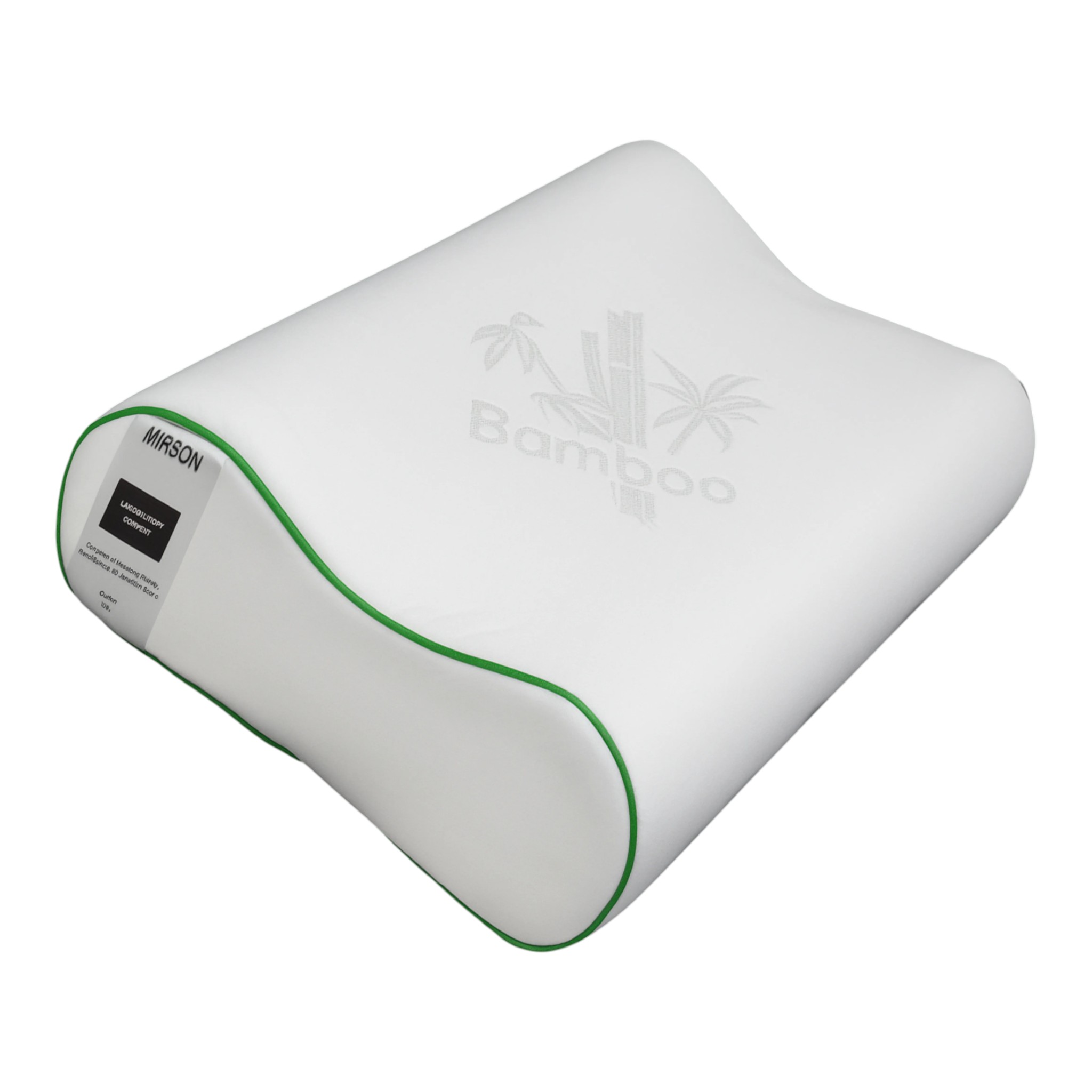 Подушка ортопедична MirSon №7098 Elite Green nature Julia 580х400х105 (2200003400328) - Фото 1