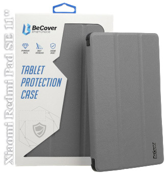 Чехол для планшета BeCover Smart Case for Xiaomi Redmi Pad SE 11" Gray (709860) - Фото 1