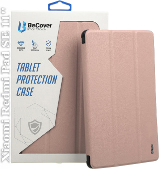 Чехол для планшета BeCover Smart Case for Xiaomi Redmi Pad SE 11" Rose Gold (709864) - Фото 1