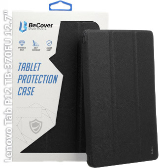 Чехол для планшета BeCover Smart Case for Lenovo Tab P12 TB-370FU 12.7" Black (709878) - Фото 1