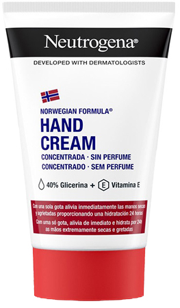 Крем для рук и ногтей Neutrogena без запаха Норвежская формула концентрированный 50 мл (8002110383709) - Фото 1