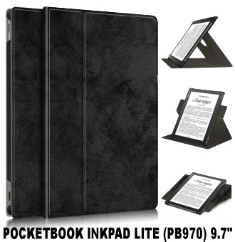 Чехол для электронной книги BeCover Magnetic Book-holder 360° for PocketBook InkPad Lite (PB970) 9.7" Black (710070) - Фото 1