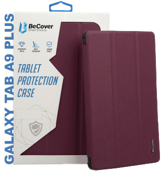 Чехол для планшета BeCover Smart Case for Samsung Galaxy Tab A9 Plus SM-X210/SM-X215/SM-X216 11.0"" Red Wine (710311) - Фото 1