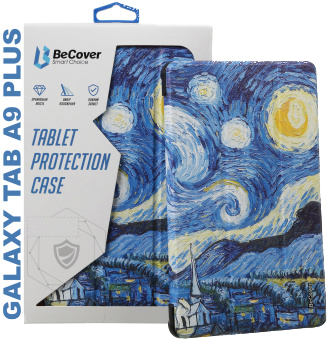 Чехол для планшета BeCover Smart Case for Samsung Galaxy Tab A9 Plus SM-X210/SM-X215/SM-X216 11.0" Night (710320) - Фото 1