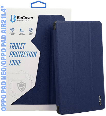 Чехол для планшета BeCover Smart Case for Oppo Pad Neo (OPD2302)/ Oppo Pad Air2 11." Deep Blue (710742) - Фото 1