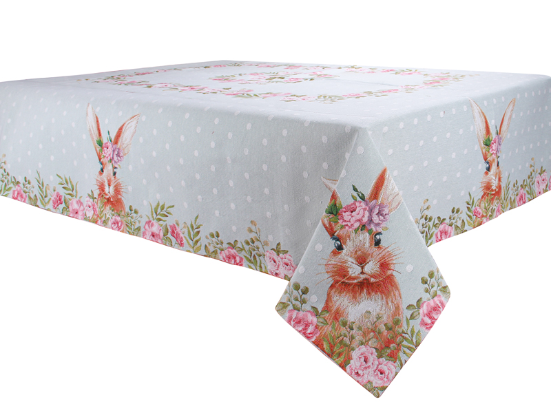 Скатертина прямокутна Lefard Bunny 160х320 см (711-109) - Фото 1