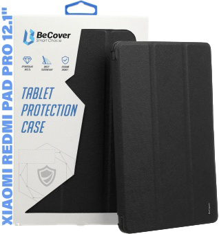 Чехол для планшета BeCover Smart Case for Xiaomi Redmi Pad Pro 12.1'' Black (711296) - Фото 1