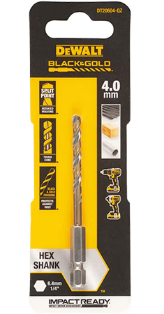 Сверло DeWALT EXTREME IMPACT Black&Gold (DT20604) - Фото 1