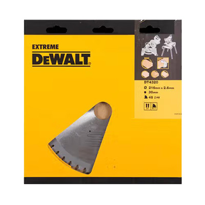 Круг отрезной по дереву DeWALT EXTREME WORKSHOP 216х30 мм (DT4320) - Фото 1