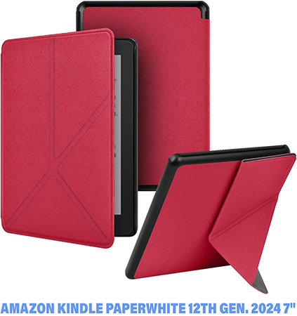 Чехол для электронной книги BeCover Ultra Slim Origami BeCover for Amazon Kindle Scribe 10.2'' Red (712581) - Фото 1