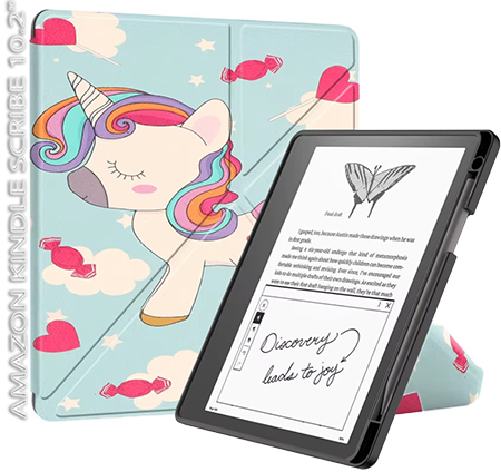 Чехол для электронной книги BeCover Ultra Slim Origami BeCover for Amazon Kindle Scribe 10.2'' Unicorn (712583) - Фото 1