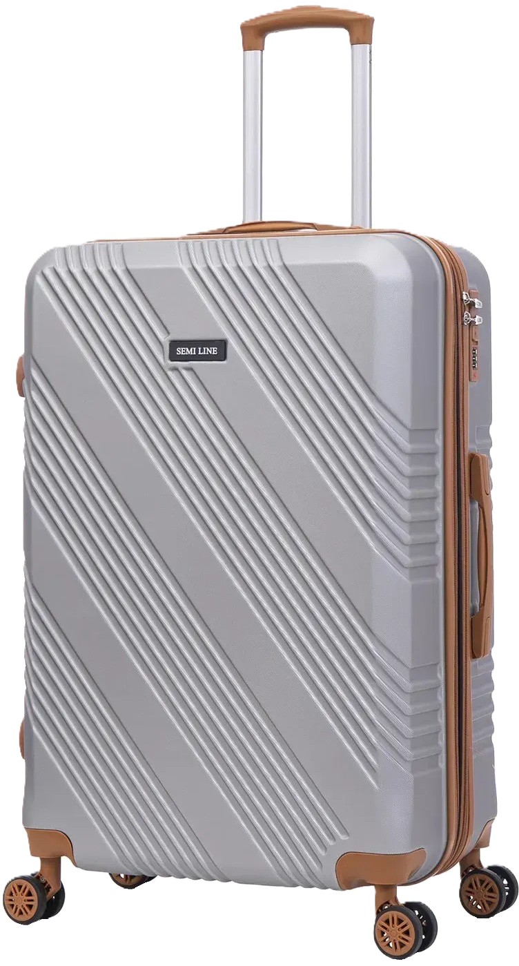 Валіза Semi Line 24" (M) Light Grey (T5849-2) - Фото 1