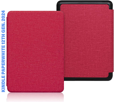 Чехол для электронной книги BeCover Smart Case for Amazon Kindle Paperwhite 12th Gen 2024 7" Red (712849) - Фото 1