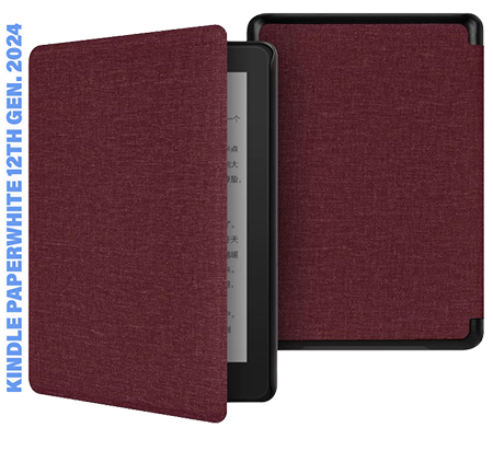 Чехол для электронной книги BeCover Smart Case for Amazon Kindle Paperwhite 12th Gen 2024 7" Red Wine (712850) - Фото 1