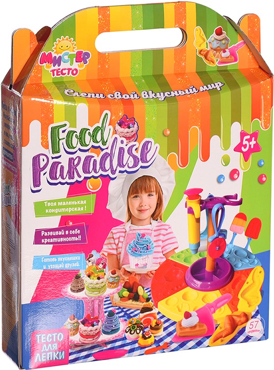 Ліплення з тіста Strateg Містер тісто - food paradise (71304) - Фото 1