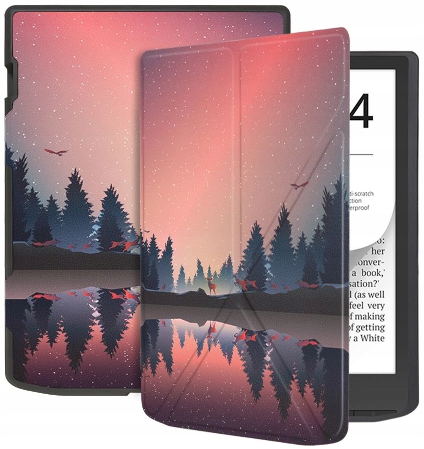 Чехол для электронной книги BeCover Ultra Slim Origami for PocketBook 743G InkPad 4/InkPad Color 2/InkPad Color 3 (7.8") Dusk (713085) - Фото 1