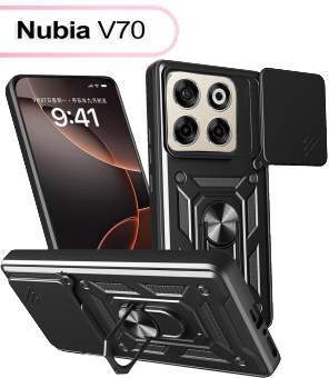 Чехол для смартфона BeCover Military for Nubia V70 Black (713534) - Фото 1