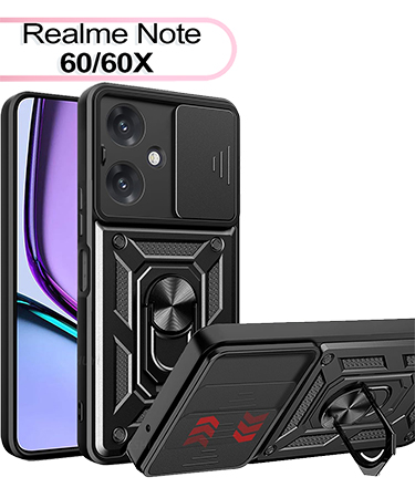 Чохол для смартфону BeCover Military for Realme Note 60/60X Black (713537) - Фото 1
