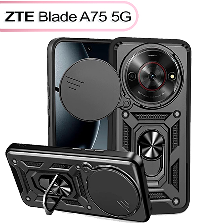 Чохол для смартфону BeCover Military for ZTE Blade A75 5G Black (713551) - Фото 1
