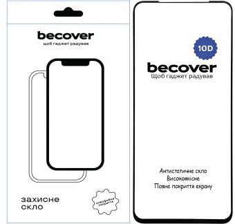 Защитное стекло для смартфона BeCover for Nubia V70 Design 10D Black (713556) - Фото 1