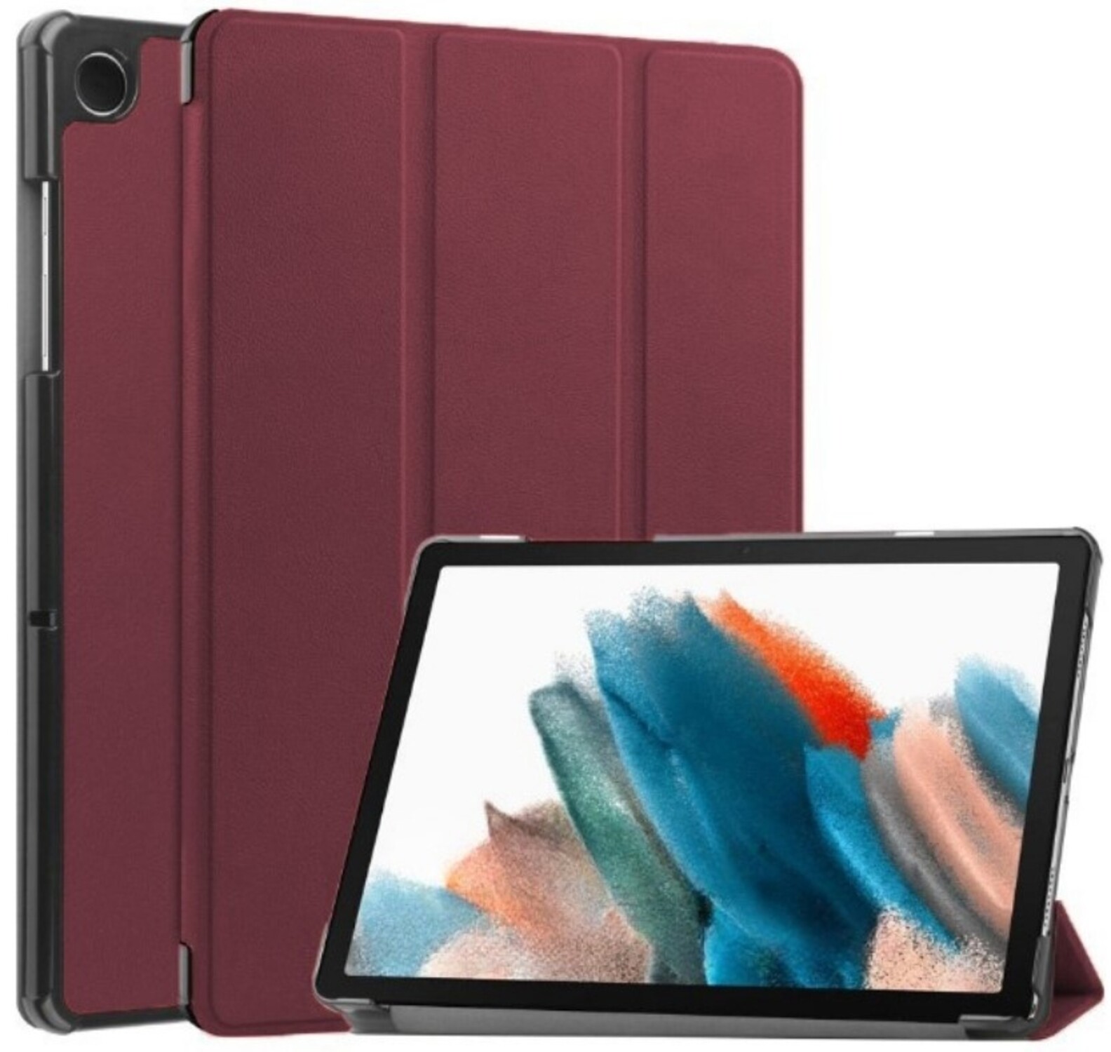 Чехол для планшета BeCover Smart Case for Samsung Galaxy Tab A11 SM-X133/X135 8.7" Red Wine (713972) - Фото 1