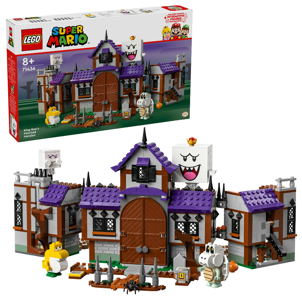 Конструктор LEGO Super Mario™ Усадьба с привидениями Бу-короля (71436) - Фото 1