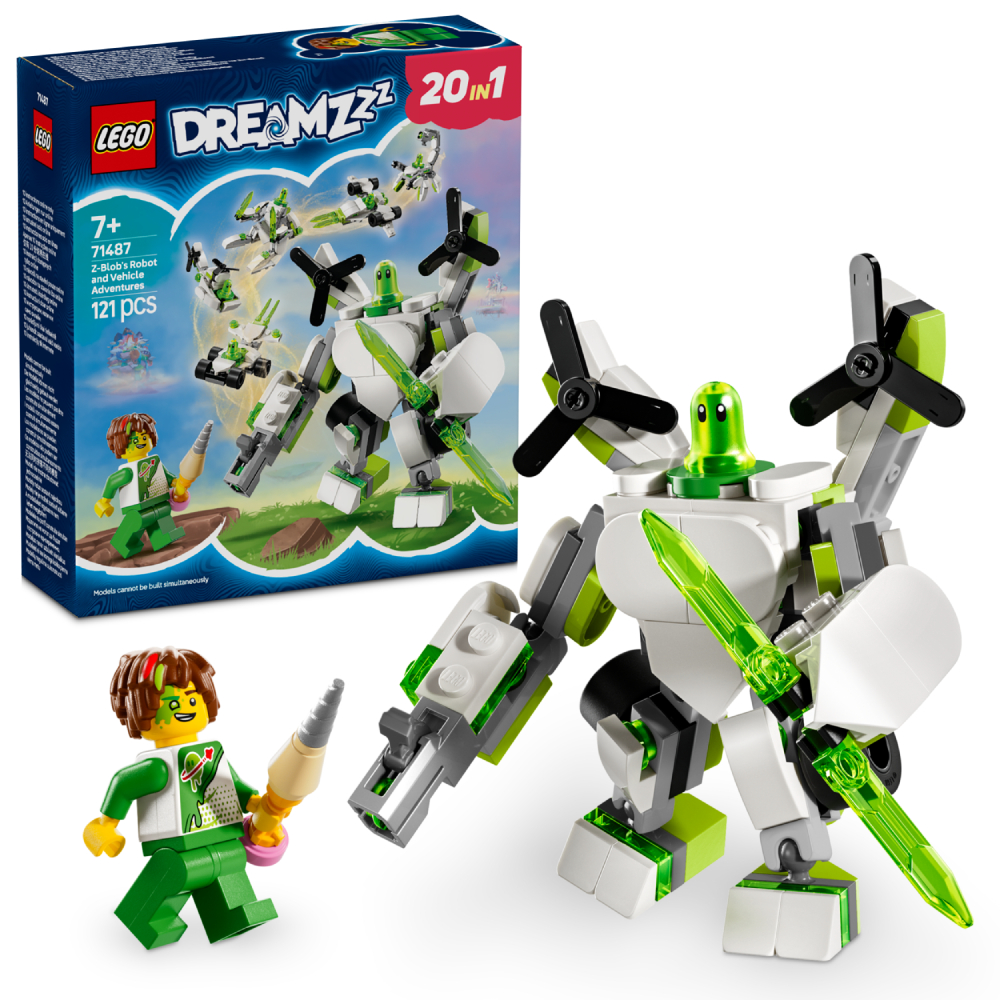 Конструктор LEGO DREAMZzz Робот Зет-Блоб и гоночные приключения (71487) - Фото 1
