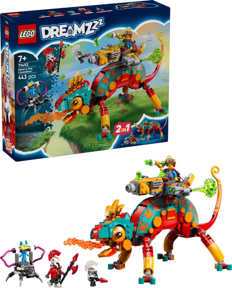 Конструктор LEGO DREAMZzzzz Огненный хамелеон Матео (71492) - Фото 1