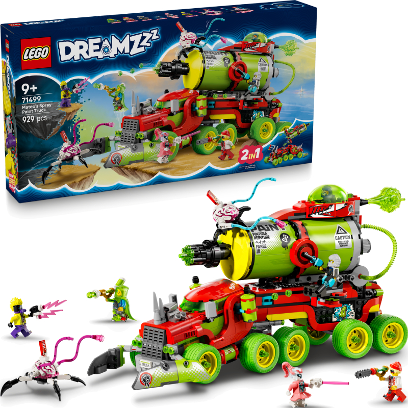 Конструктор LEGO DREAMZzz Грузовик Матео с аэрозольной краской (71499) - Фото 1